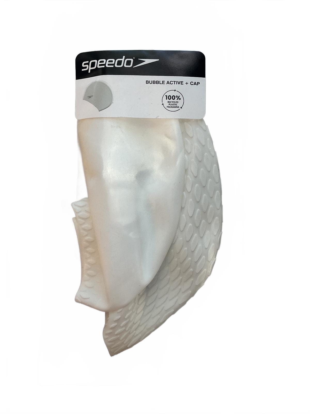 *NEW* Speedo Bubble Active + Cap and Biofuse 2.0 Fitness Goggles Size Medium
