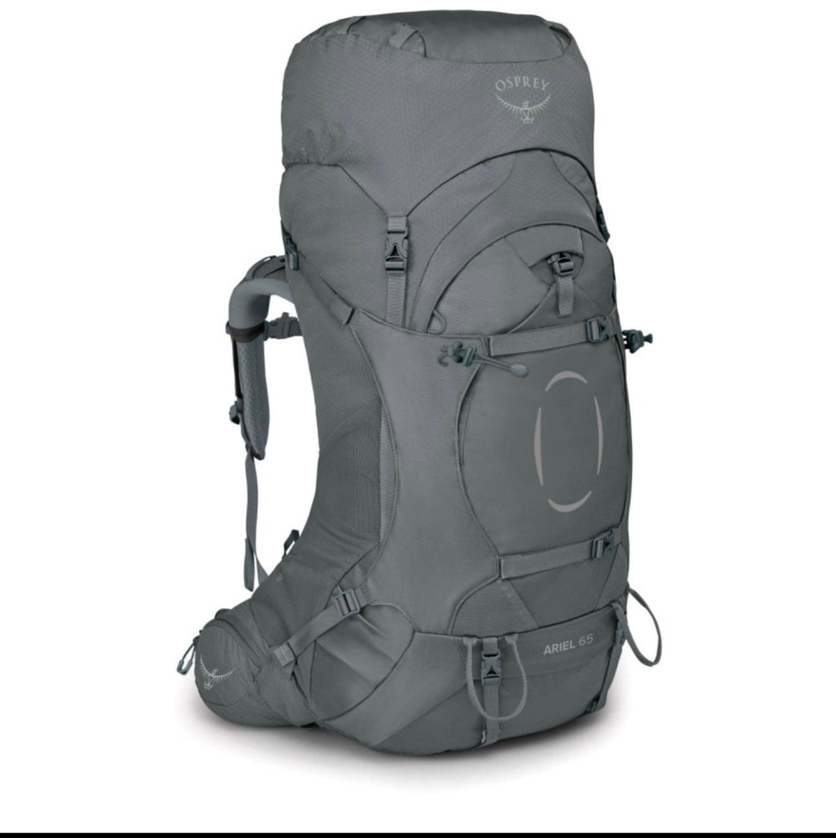 Osprey Ariel 65L Women’s Backpack Large Grey Custom Fit Lightweight Raincover