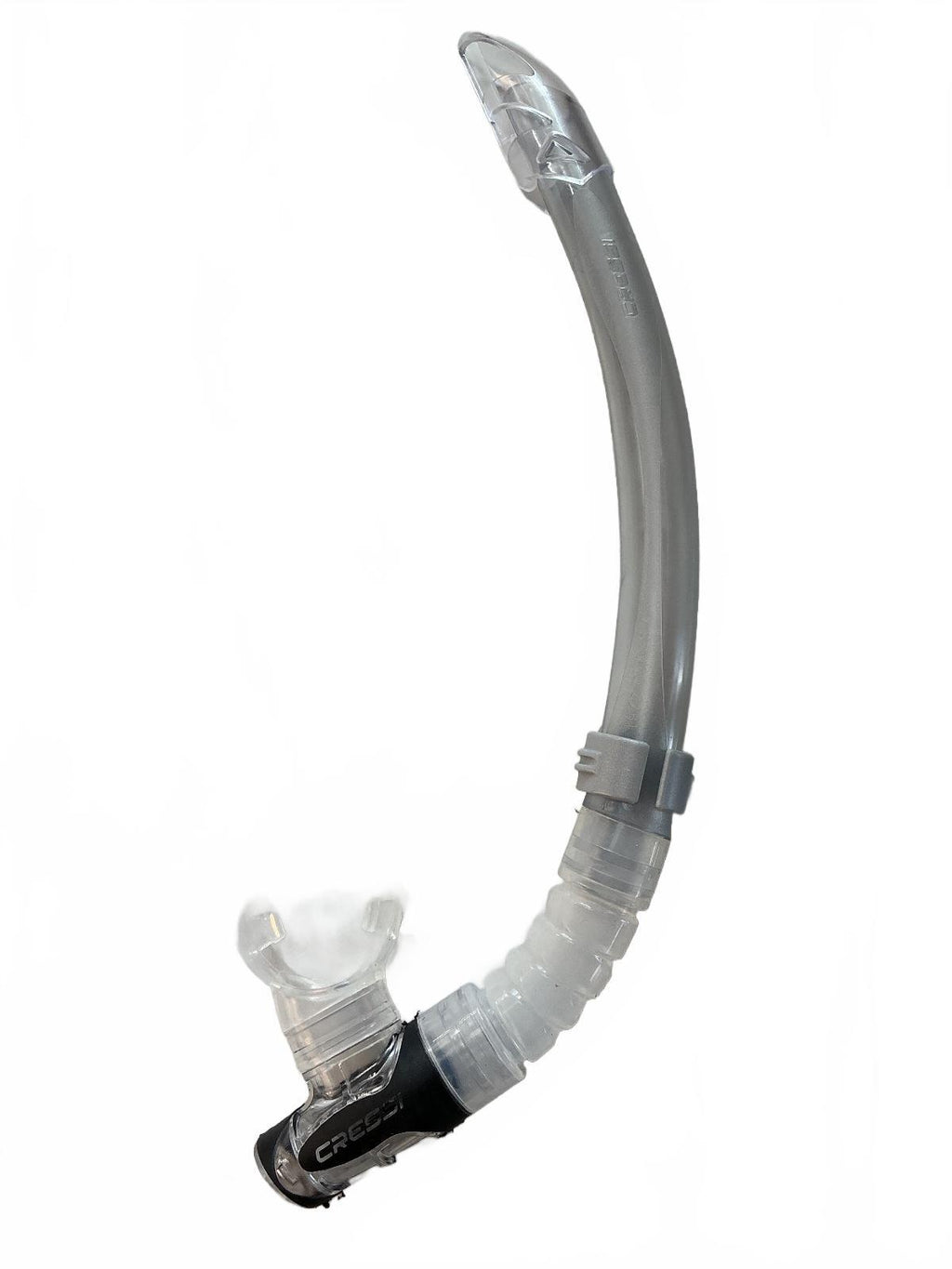 Cressi Adult Snorkel Clear Black Size One Size