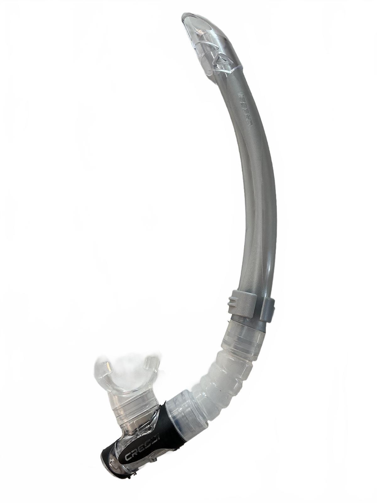 Cressi Adult Snorkel Clear Black Size One Size