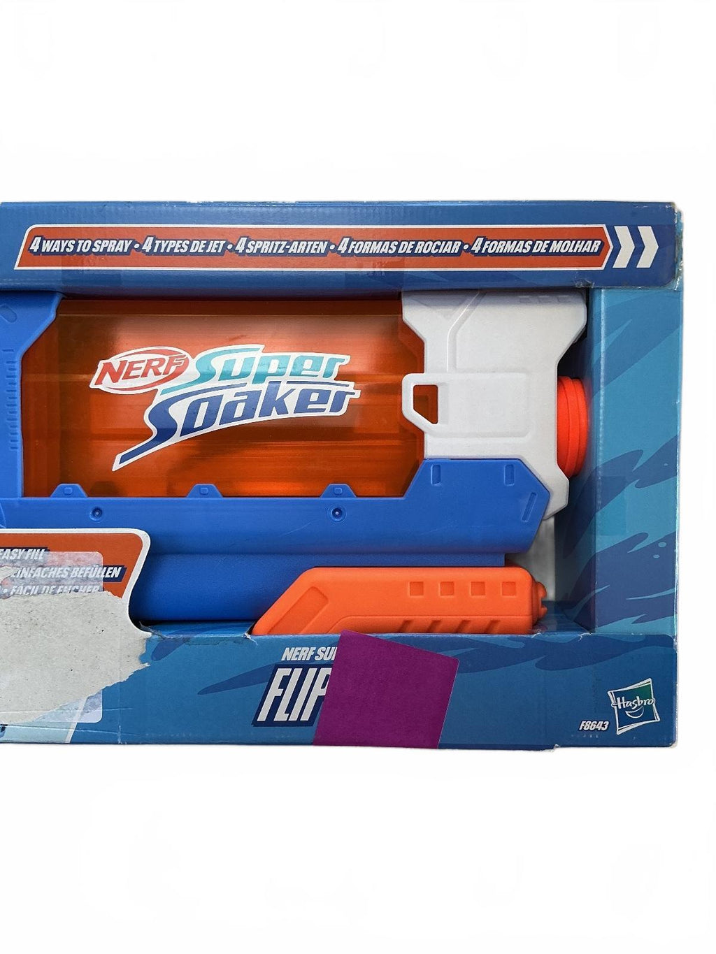Nerf Super Soaker FlipFury Water Blaster 6+