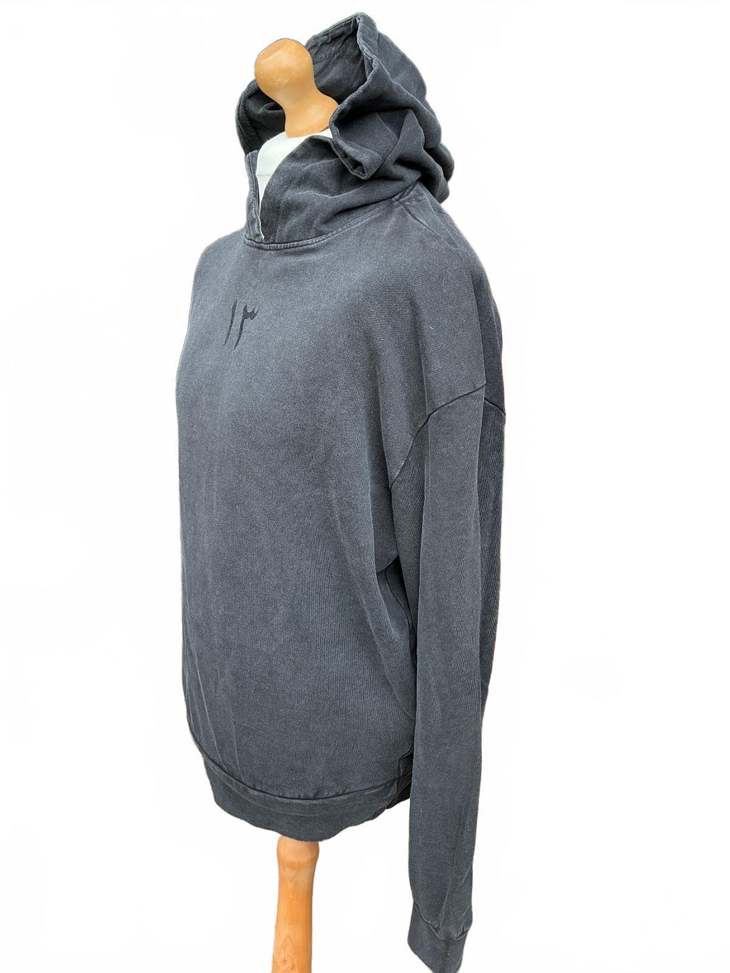 Arabic 13 Hoodie Unisex Regular S Black Unique Dyed Hooded Sweatshirt