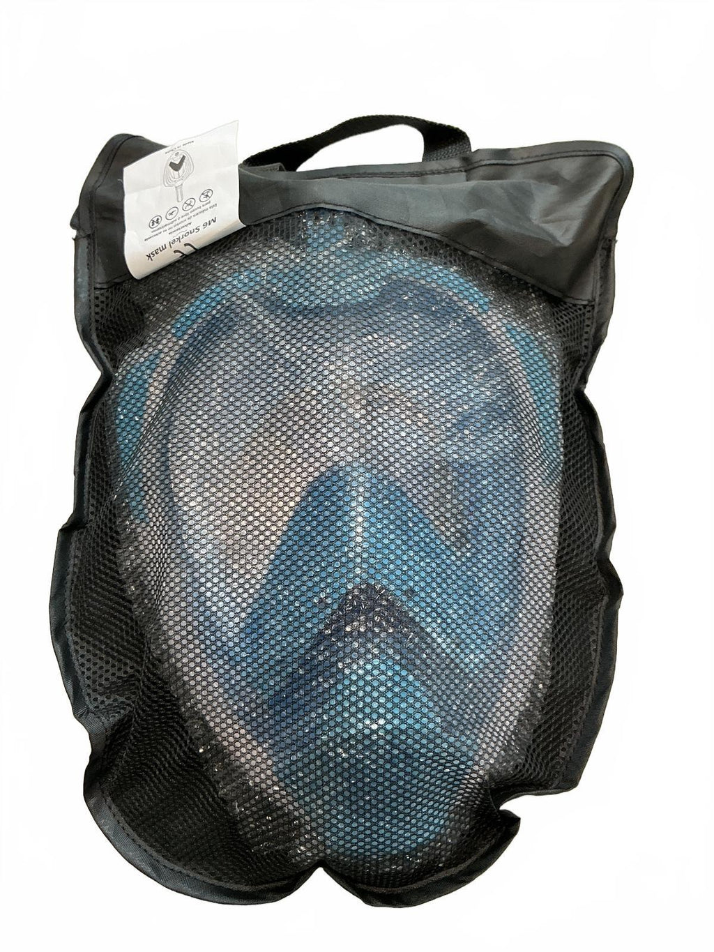 M6 Snorkel Mask Unisex S/M Blue Full Face Snorkeling Gear Comfortable Fit