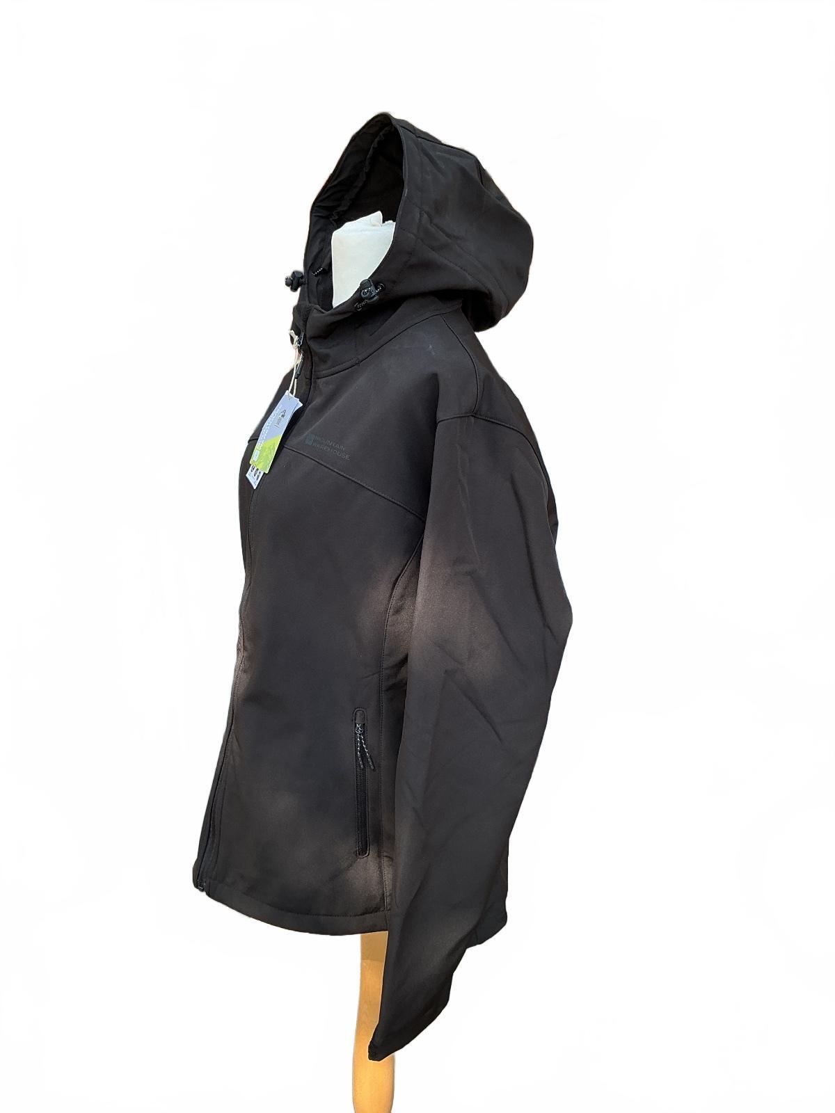 *NEW* Mountain Warehouse Exodus Women's Softshell Jacket Black UK 20 EU 48 US 16