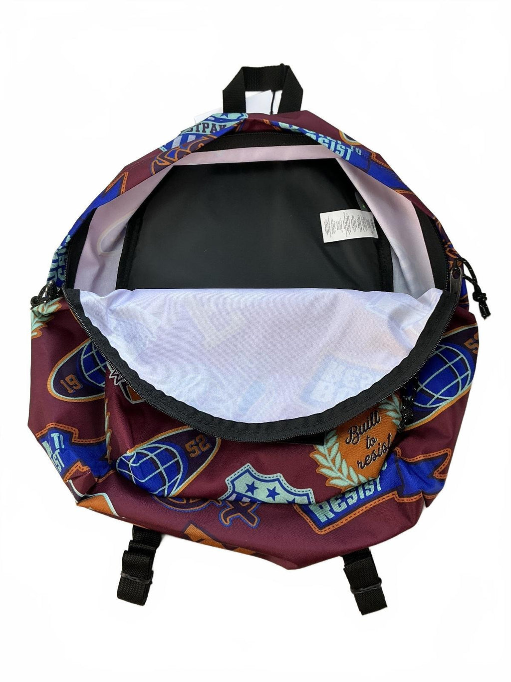 Eastpak Padded Pak'r Unisex 24L Burgundy Multi Logo Backpack