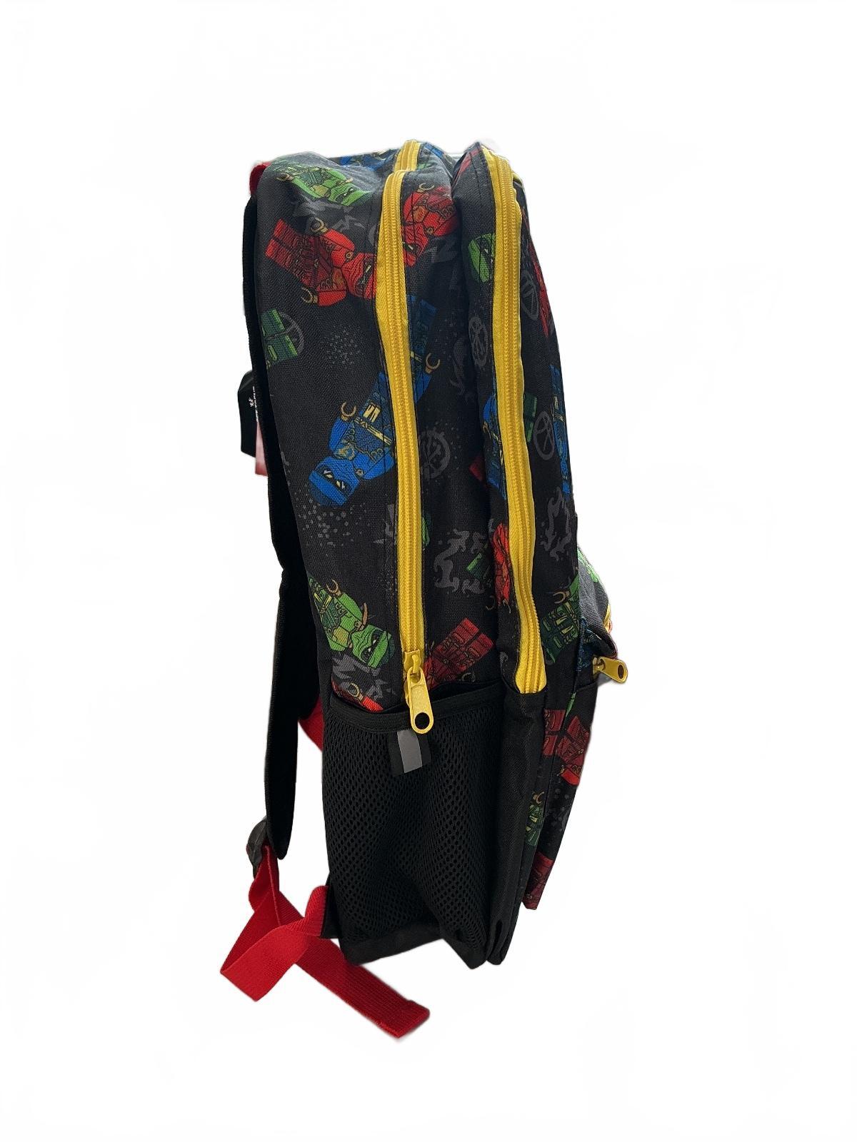 LEGO Ninjago Kids Backpack Boys Multi-colour Adjustable Straps New