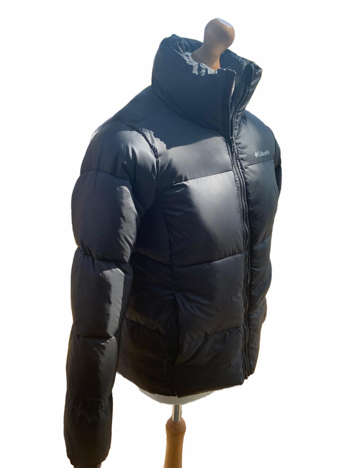Columbia Black Regular Fit Puffer Jacket Size S Warm Winter Coat