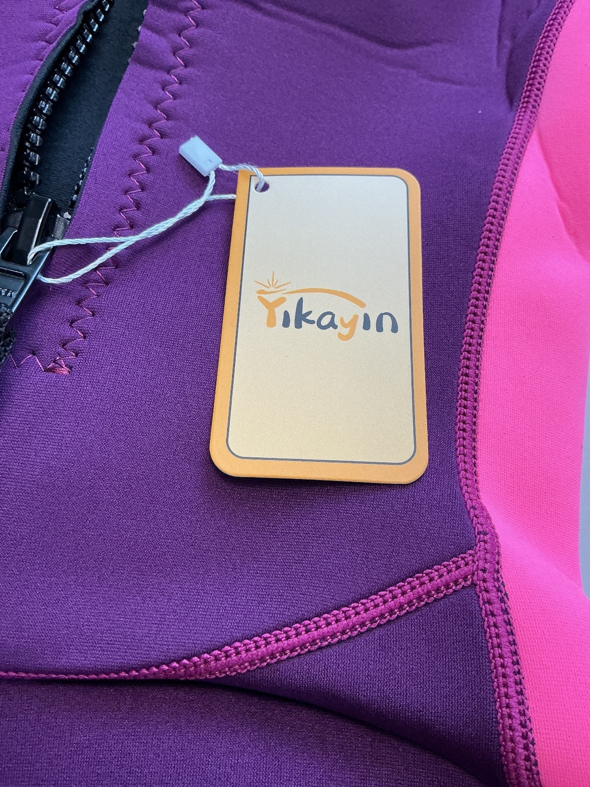 Yikayin Kids Large 8 Pink Purple Shorty Wetsuit Comfortable Durable