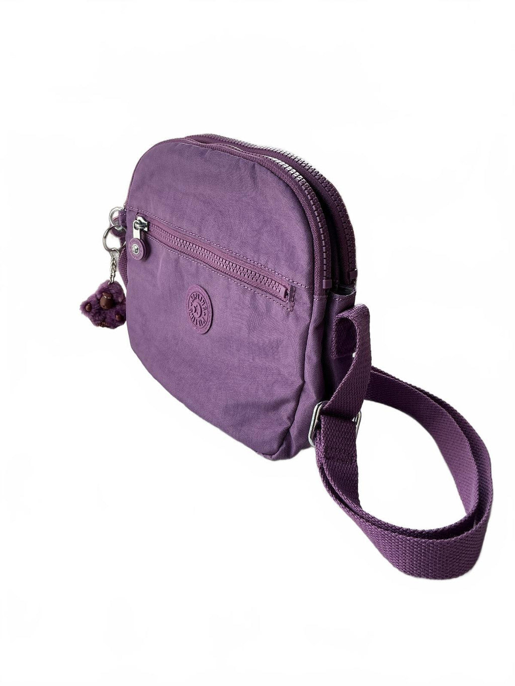 Kipling Keeffe Crossbody Bag Women Purple Lightweight Adjustable Strap