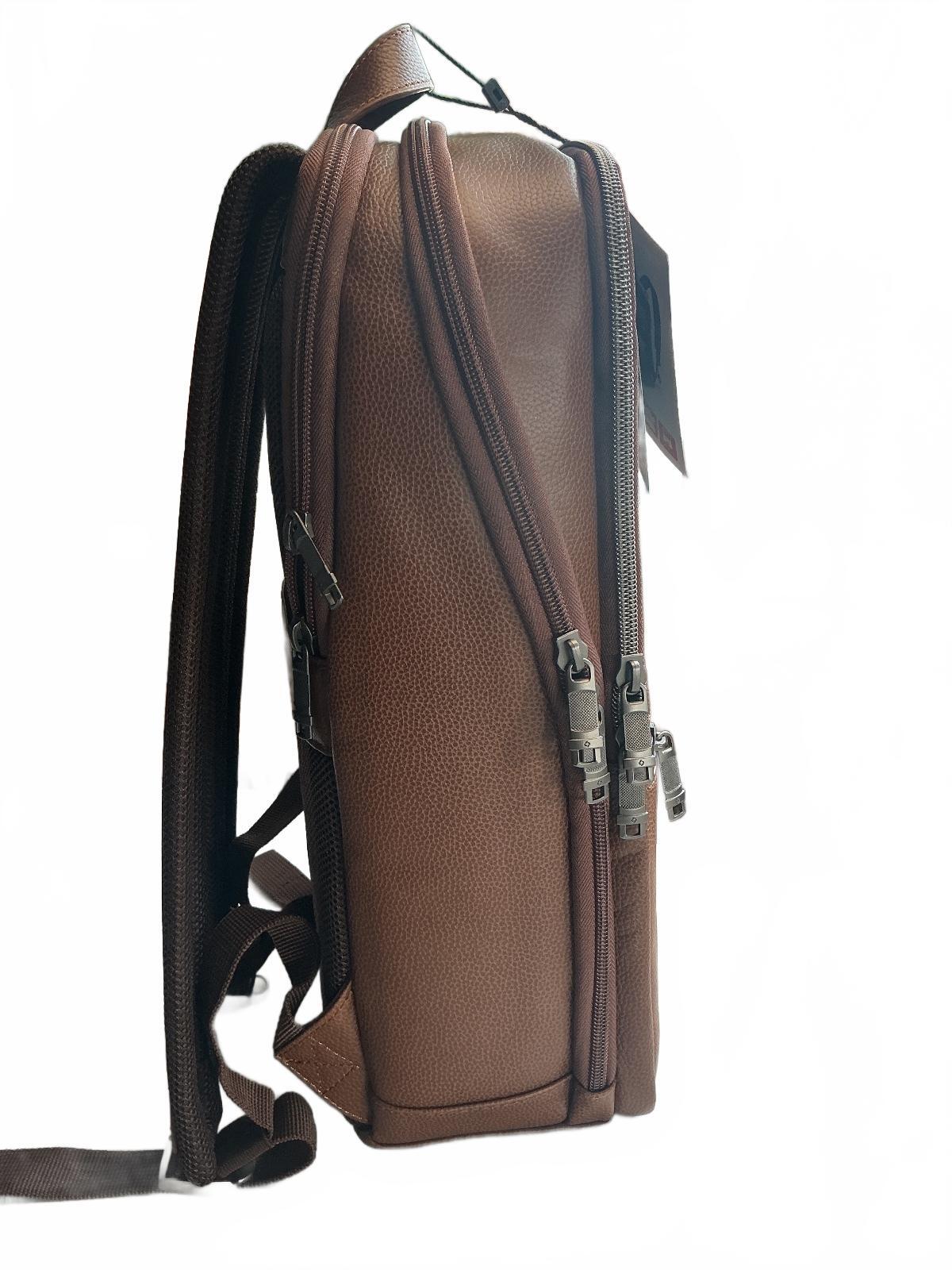 Samsonite Classic Leather Slim Backpack Fits Laptops Up to 14.1
