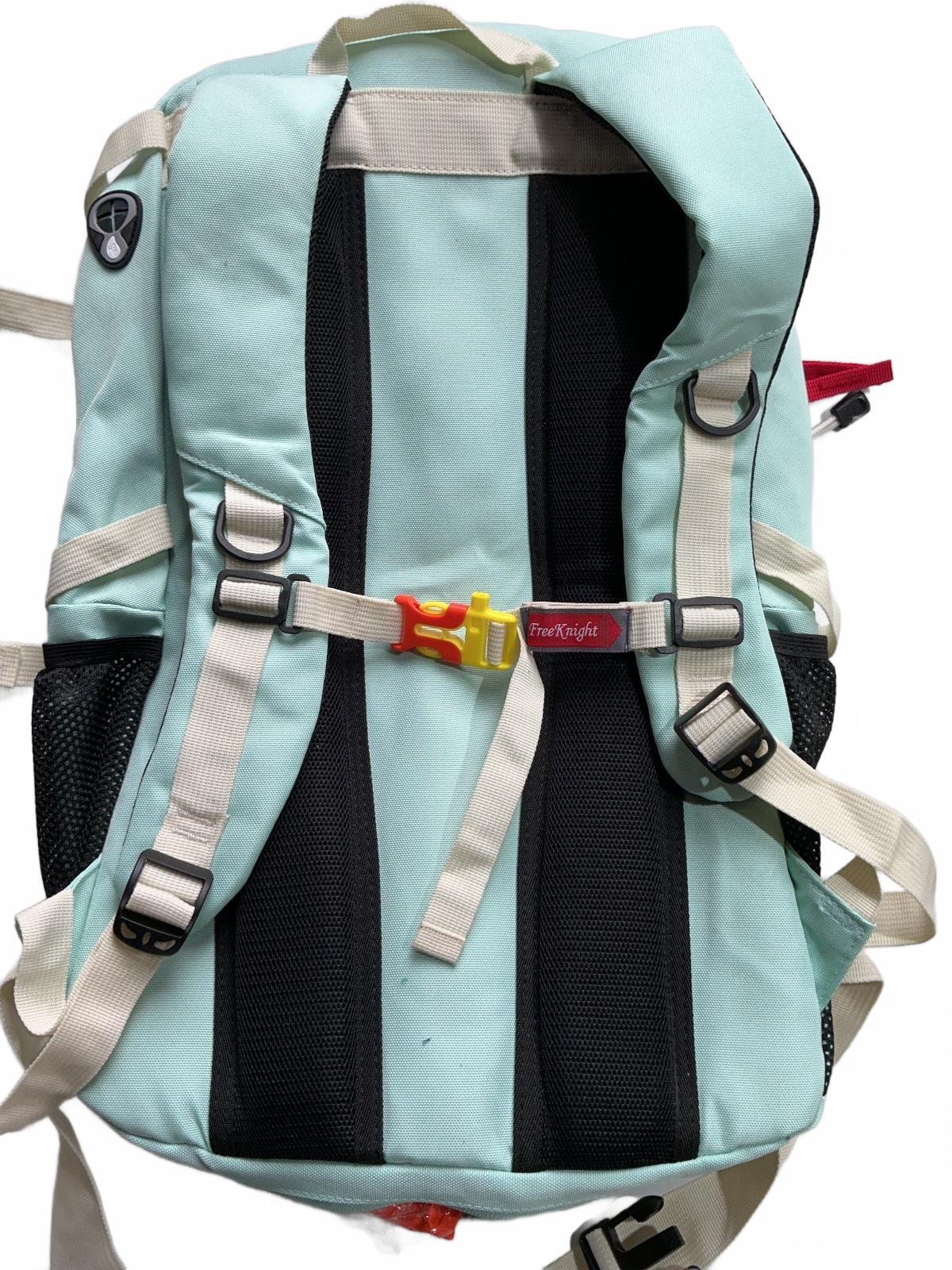 Free Knight Outdoor Hiking Backpack Rucksack Light Blue Size 40L