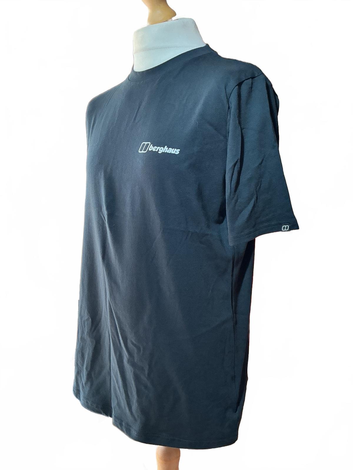 Berghaus Black Mini Silhouette T-Shirt Size XL Casual Outdoor Tee