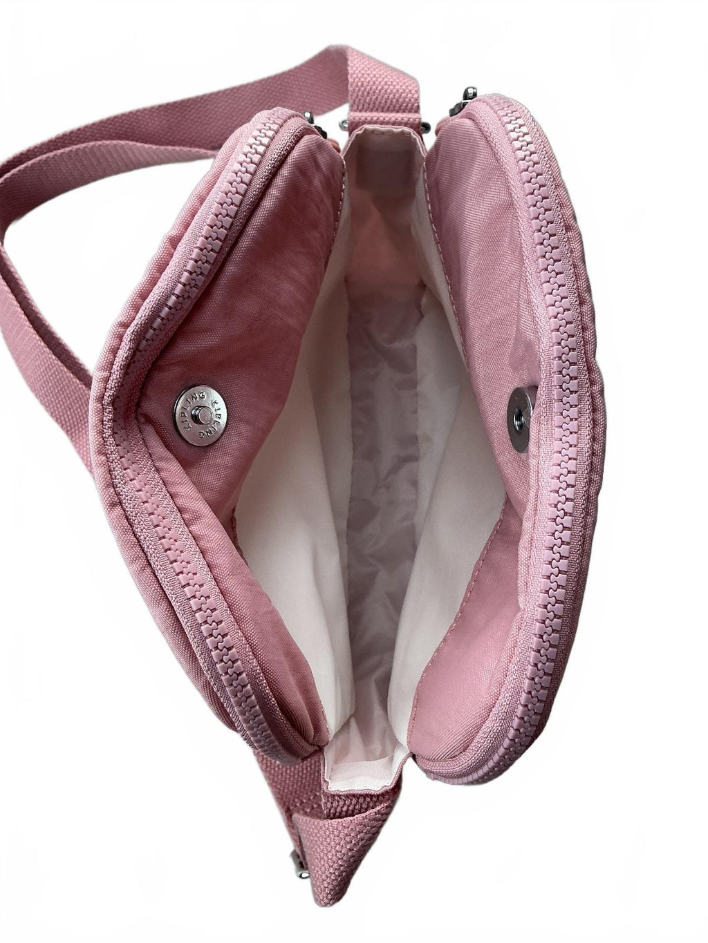 Kipling Pink Keefe Crossbody Bag Women Adjustable Strap Lightweight Functional
