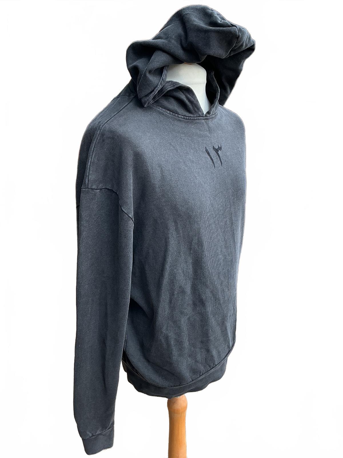 Arabic 13 Hoodie Unisex Regular S Black Unique Dyed Hooded Sweatshirt
