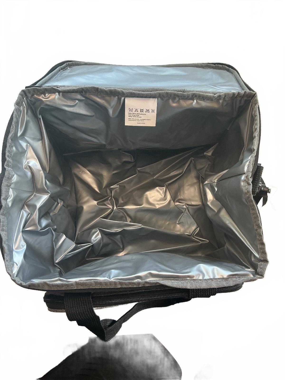 Requisite Grey Insulated Cooler Bag 23cm x 23cm x 23cm Grey