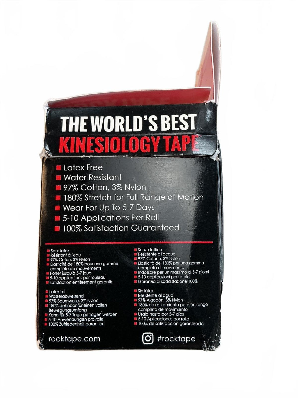 RockTape Kinesiology Tape 5cm x 5m Plus Kt Tape 20 Strips