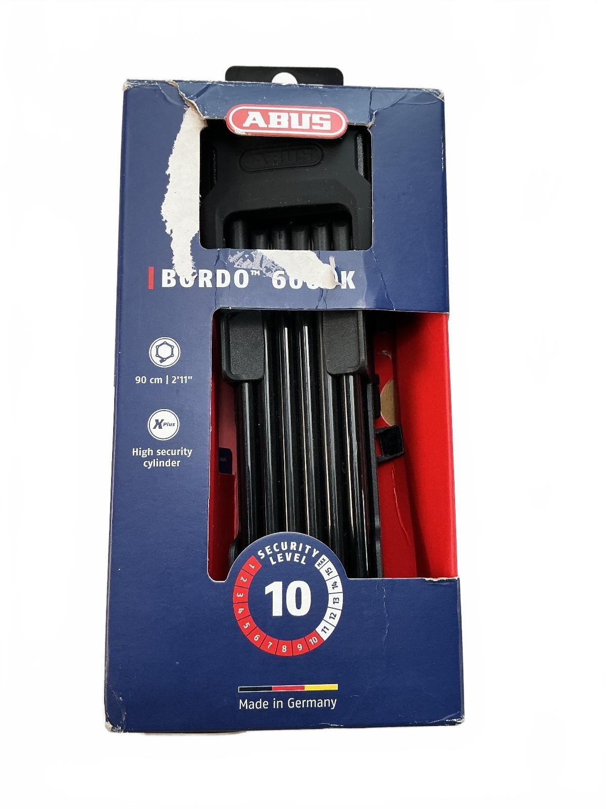 ABUS Bordo 6000K Folding Lock 90 cm High Security