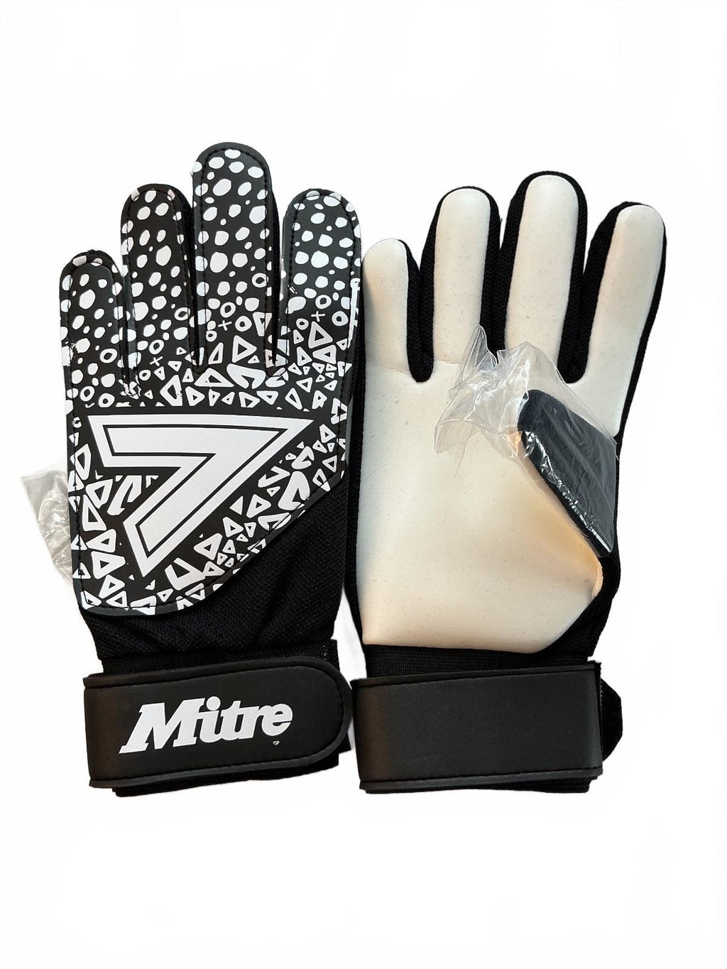 Mitre Goalkeeper Gloves Size 7 and Shin Pads