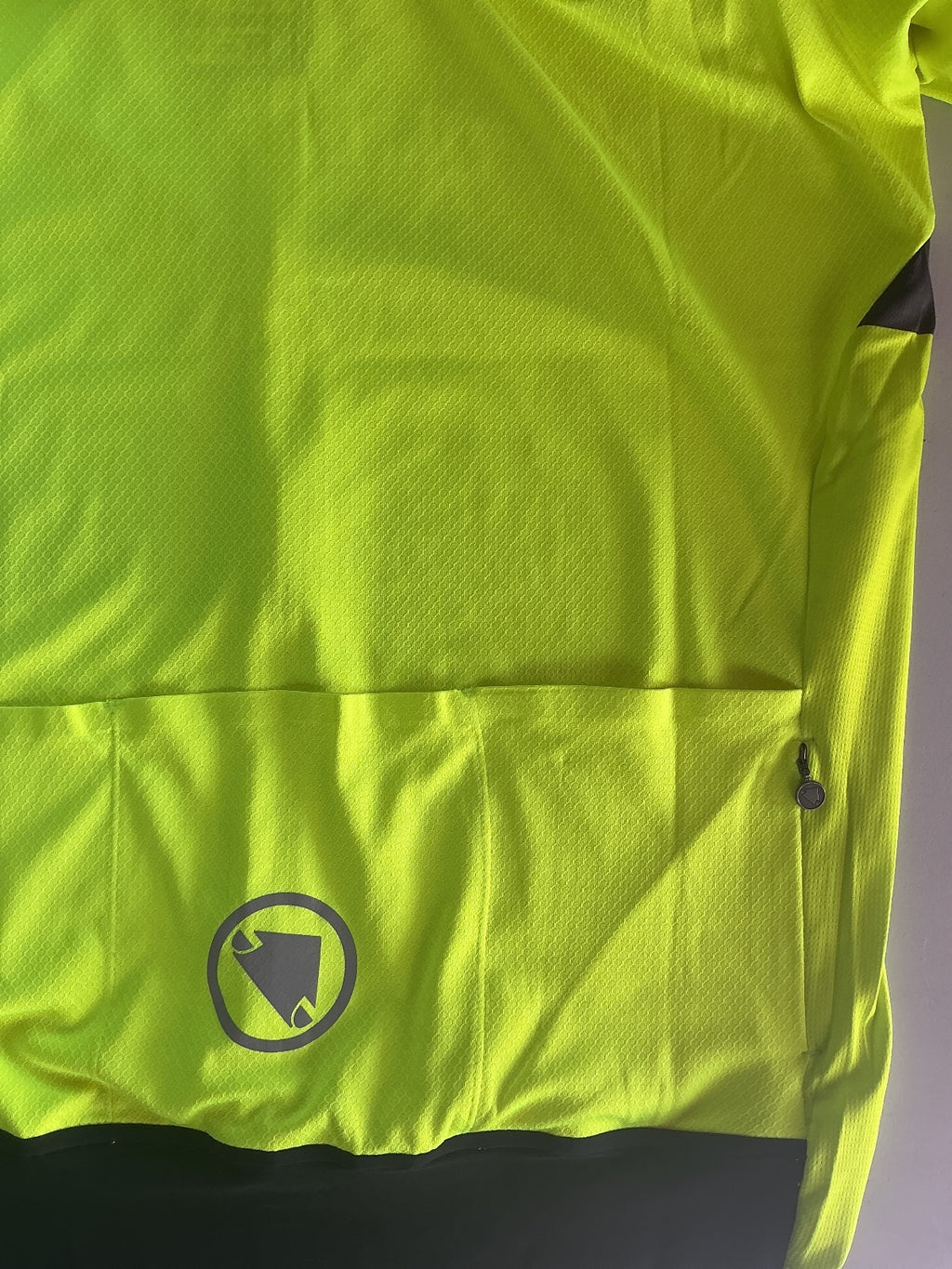 Endura P5360 PRT S/S Jersey Men XXL Yellow Black Reflective Cycling