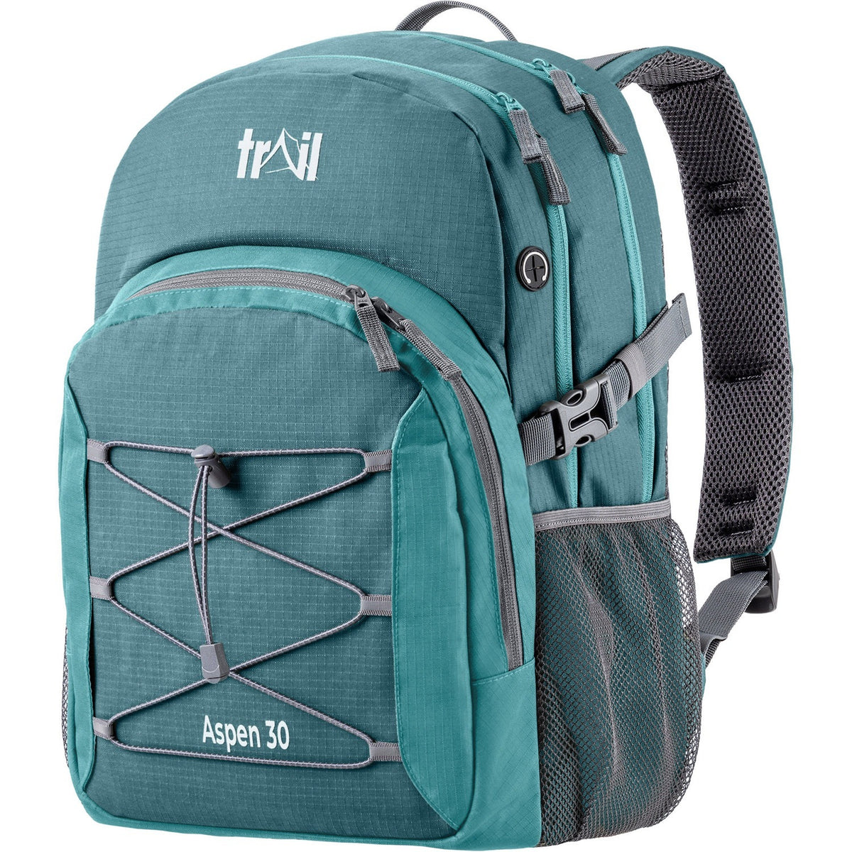 Trail Aspen 30 Unisex Adults Backpack Green Adjustable Size Outdoor Leisure