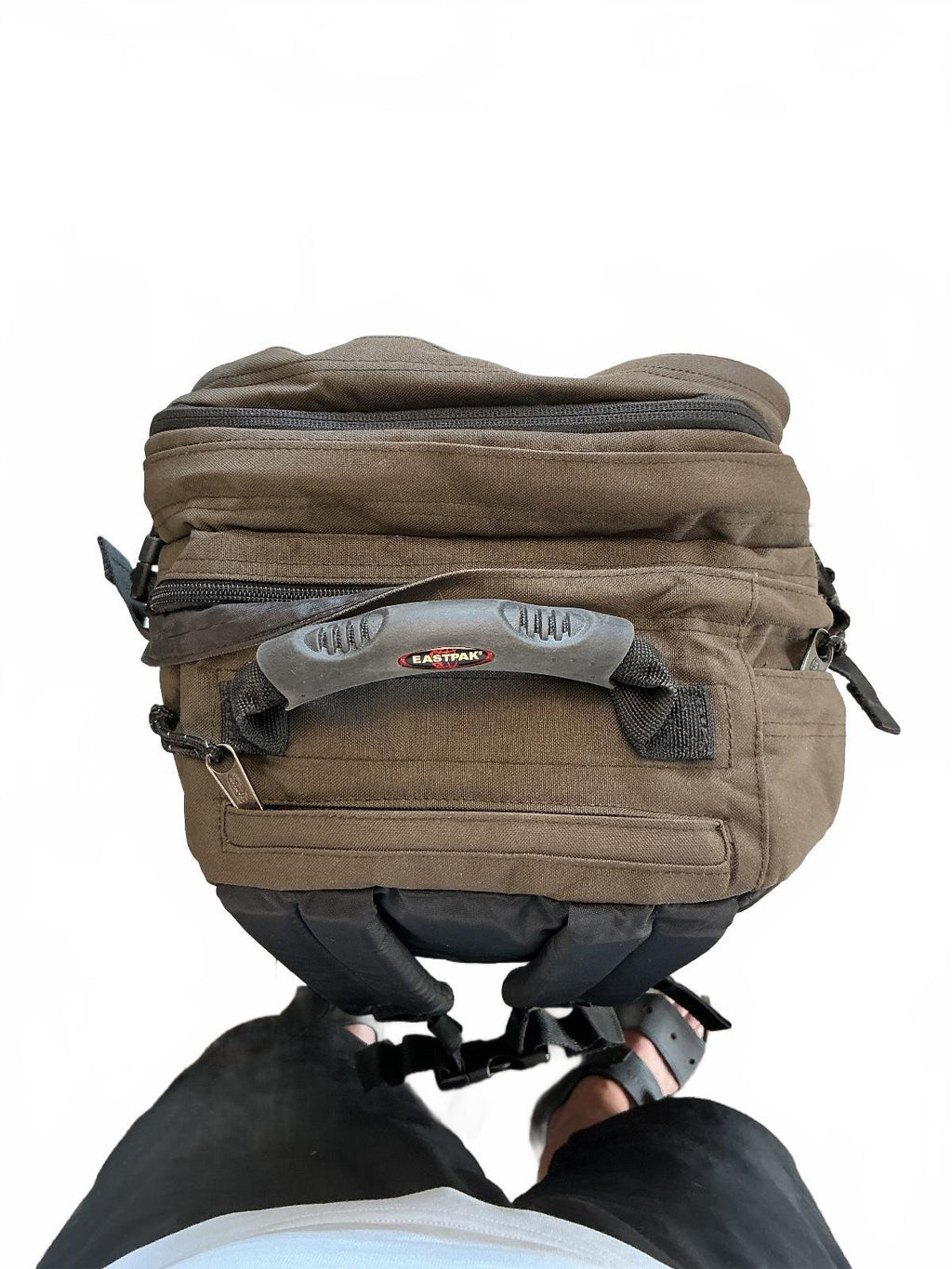 Eastpak Provider Large Capacity Backpack in Olive with Laptop Sleeve
