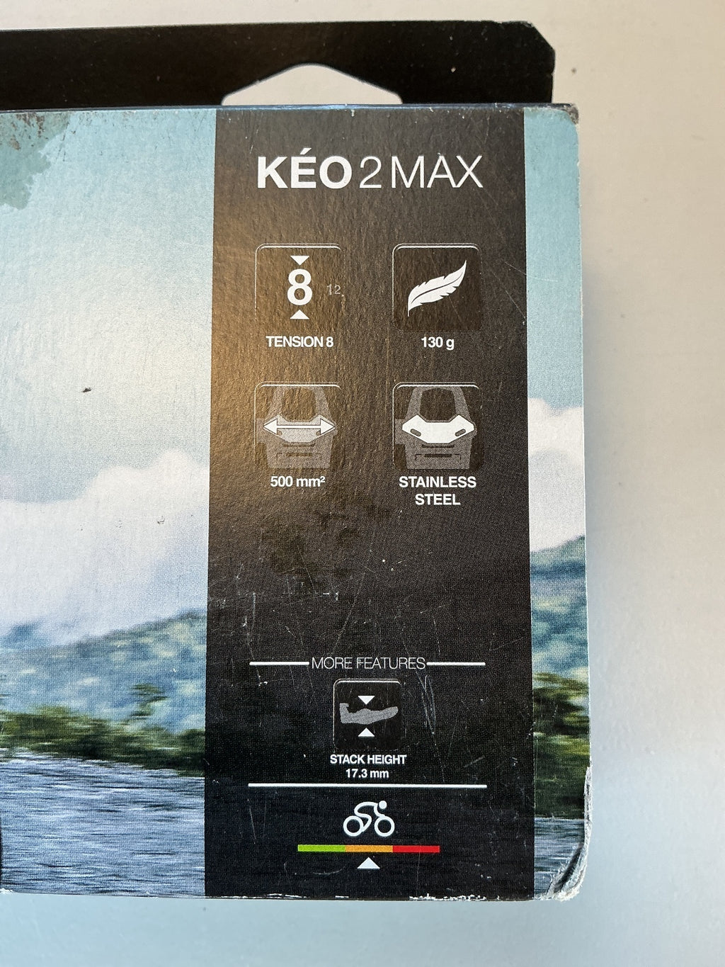 Look KÉO 2 MAX Road Clipless Pedals White Lightweight Stainless Steel
