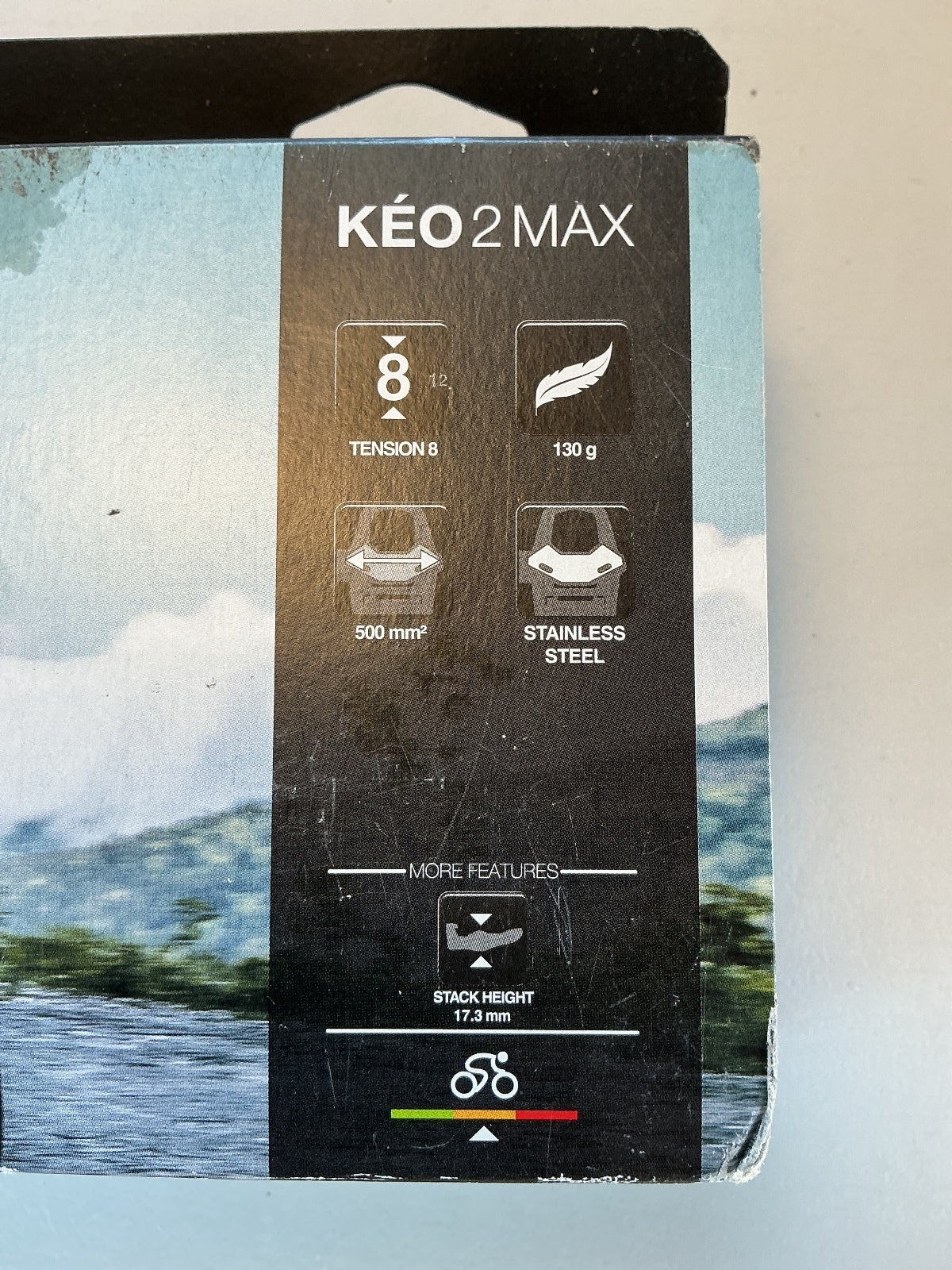 Look KÉO 2 MAX Road Clipless Pedals White Lightweight Stainless Steel