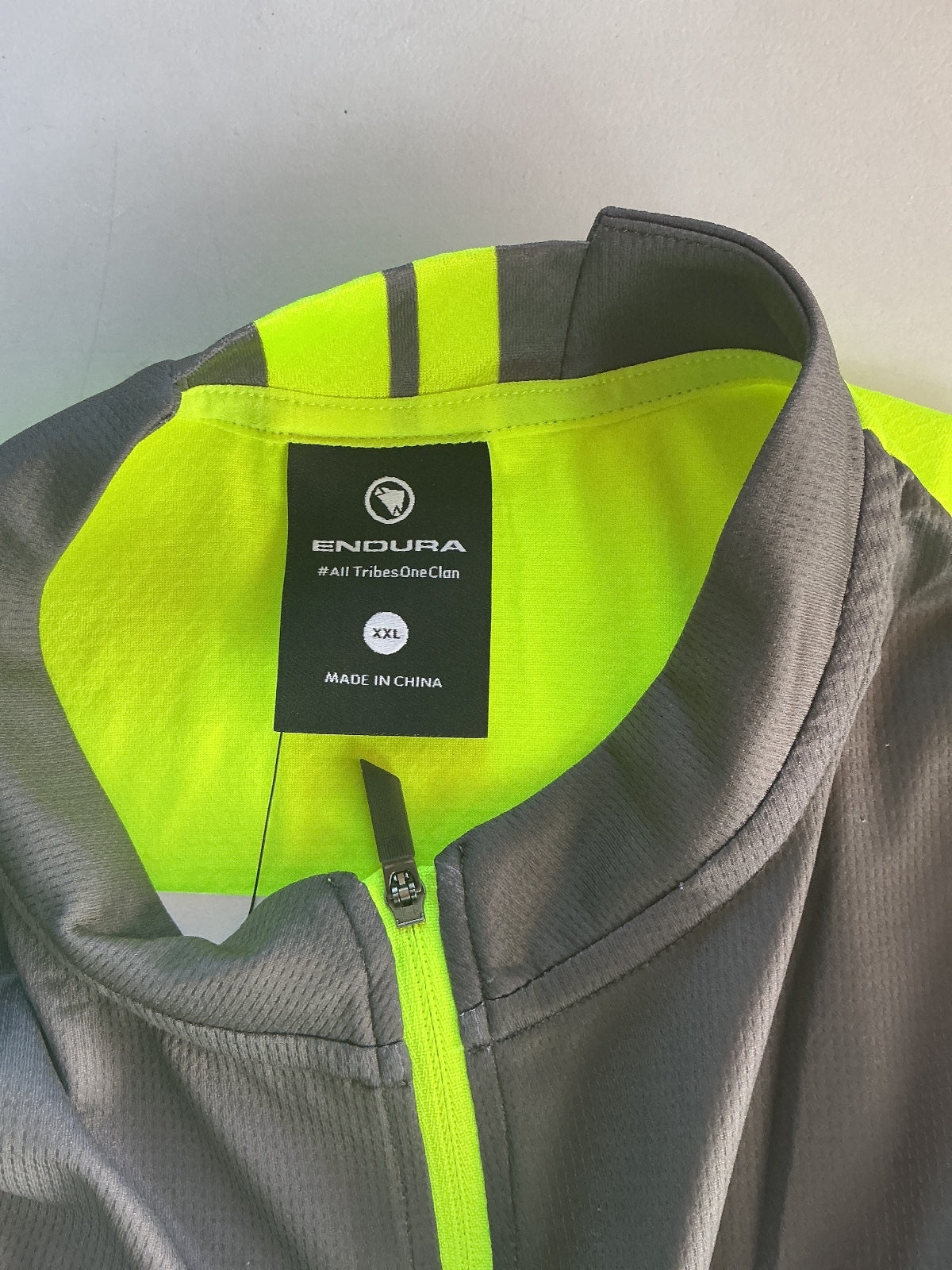 Endura P5360 PRT S/S Jersey Men XXL Yellow Black Reflective Cycling