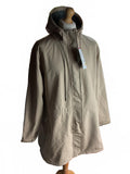 Outdoor Ventures Ladies XXXXL Beige Hooded Waterproof Casual Coat New