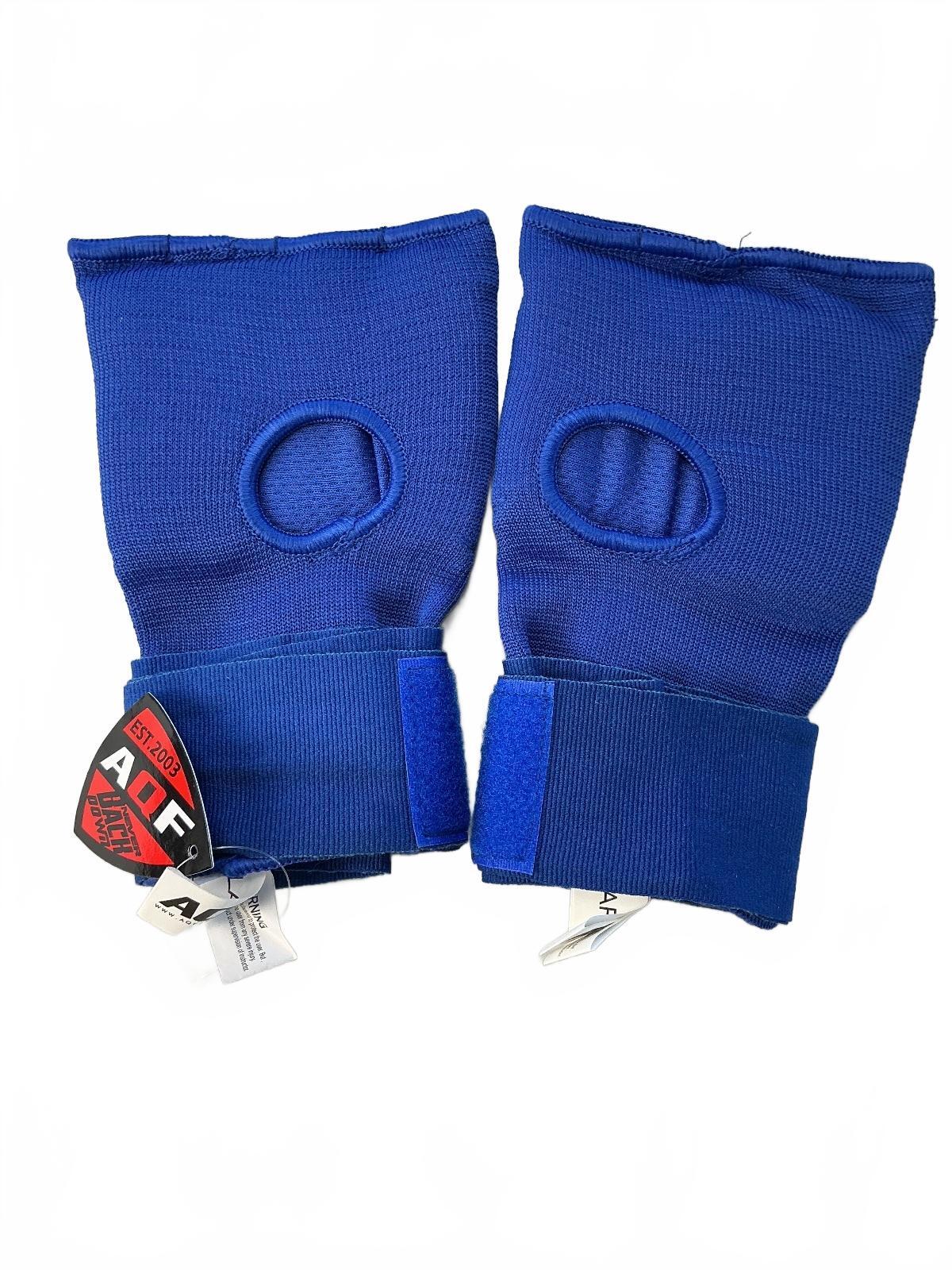 AQF Sports Hand Wraps Large Blue Boxing Protection