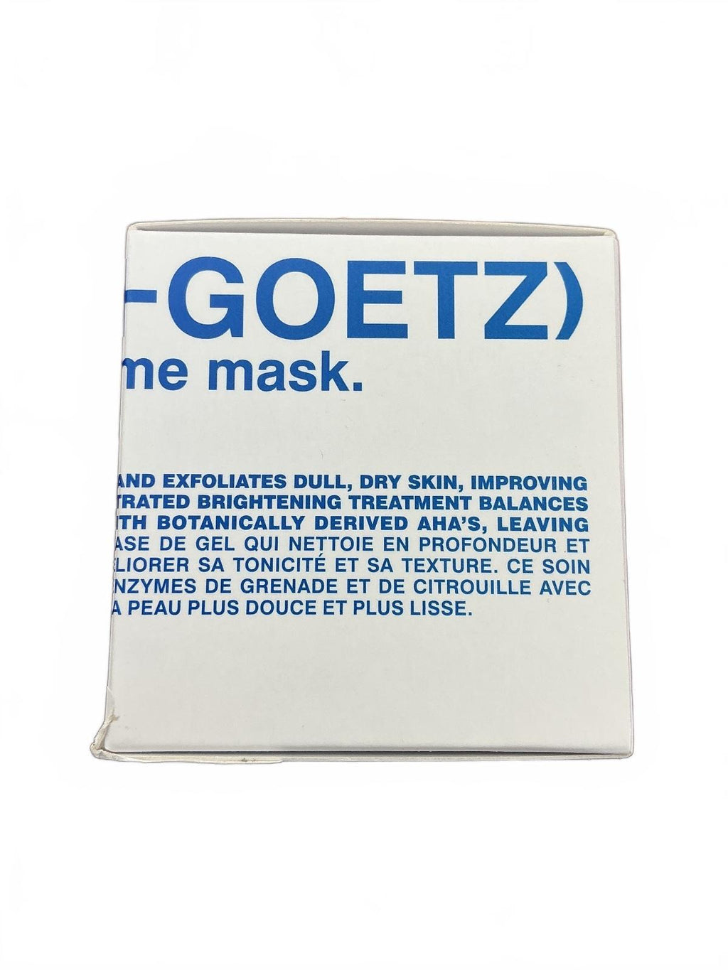 Malin + Goetz Brightening Enzyme Mask 60ml White Fruit Enzyme Gel Face Mask