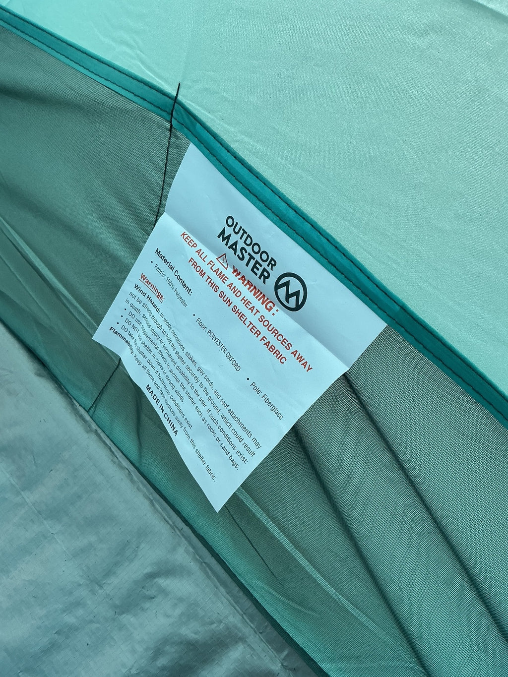 Outdoor Master Pop Up Beach Tent Light Blue