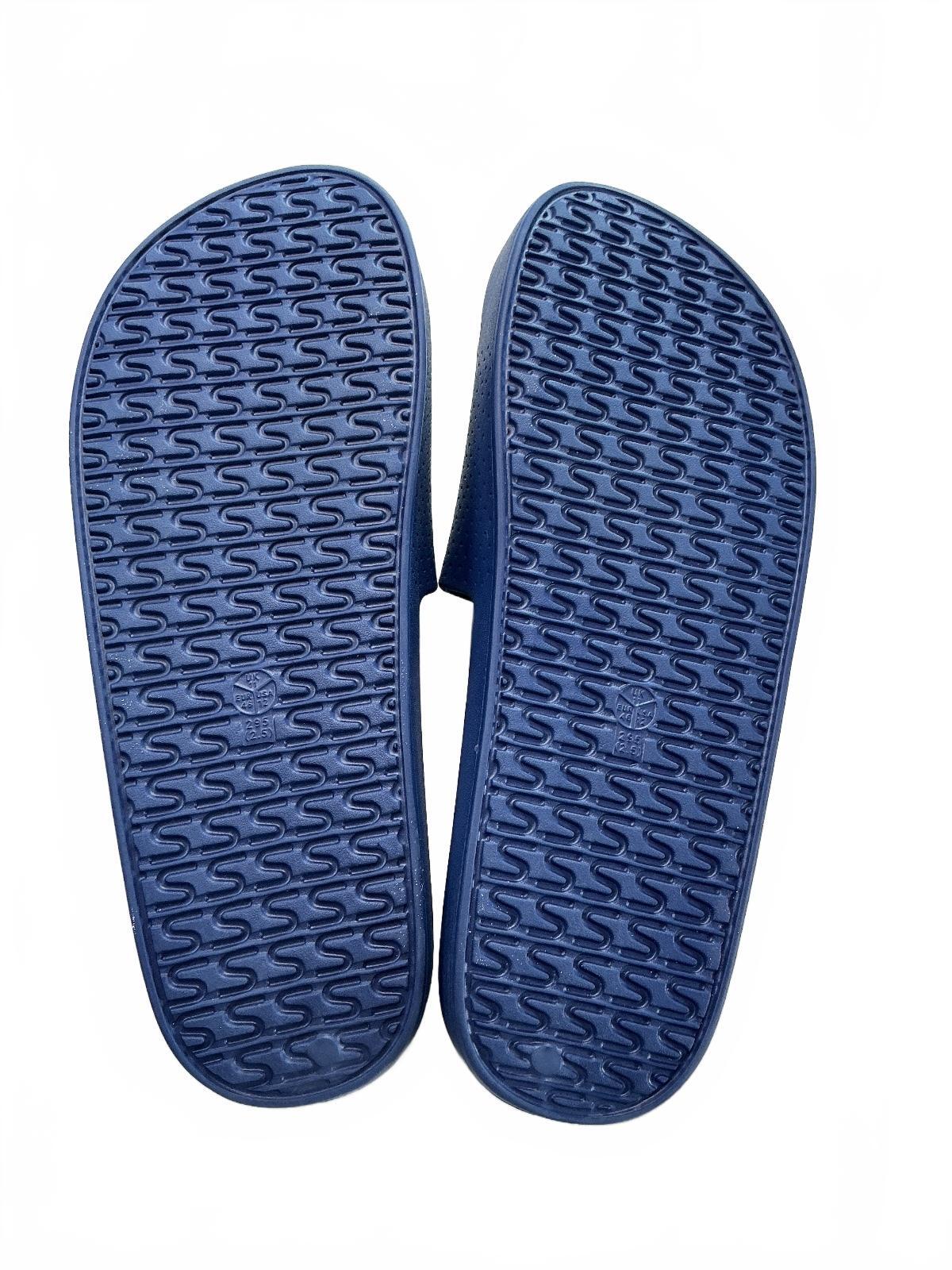 Speedo Men's Blue Slide Sandals Size UK 11 Comfortable Pool Shoes