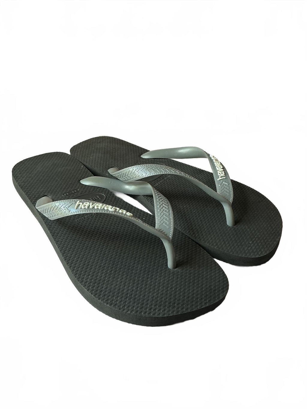 Havaianas Grey Flip Flop Sandals Size 9-10 Uk Comfortable