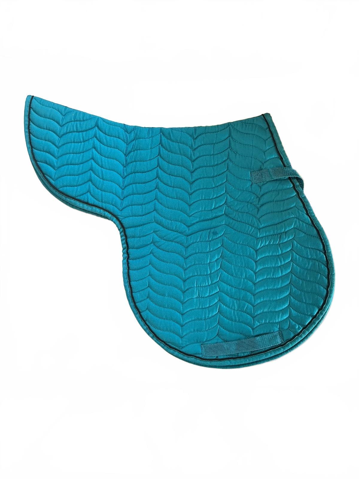 *NEW* Cottage Craft Full Size Turquoise Quilted Saddle Pad Equestrian
