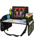 Lusso Gear Kids Car Seat Tray Black Unisex Portable Travel Activity Table