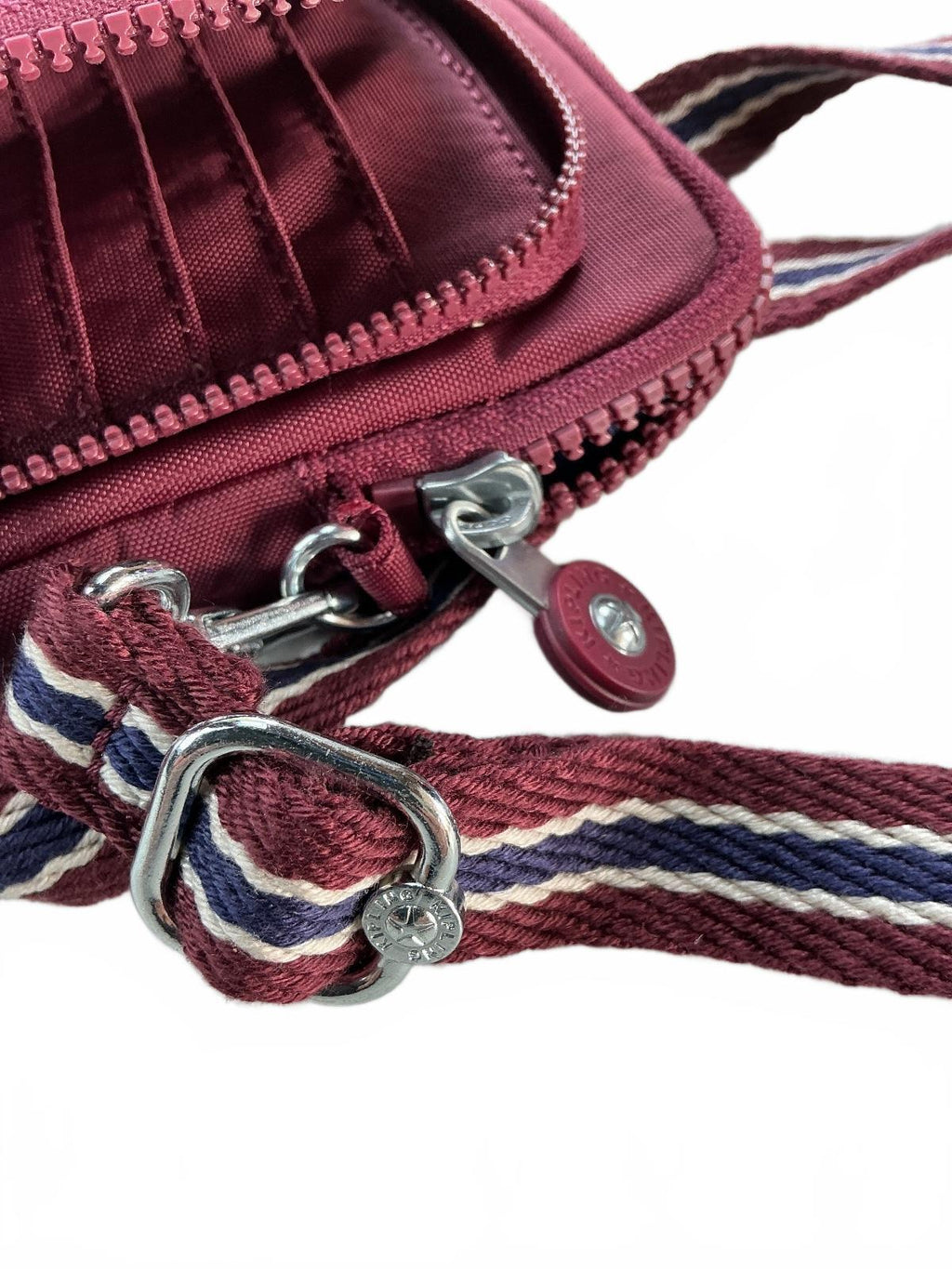 Kipling Telmo Small Crossbody Bag Women Small Burgundy Removable Strap