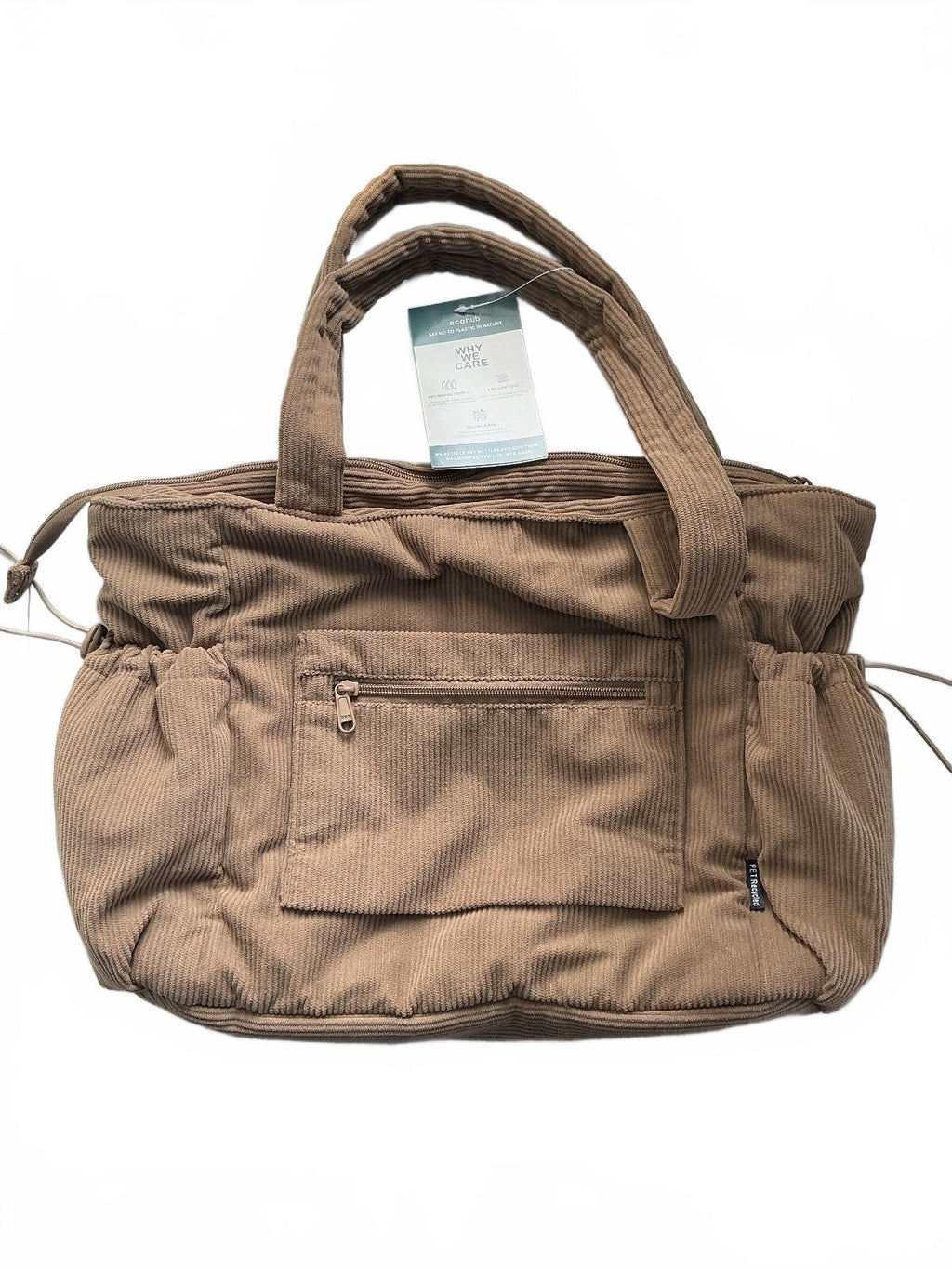 Ecohub Daily-Carry Tote Bag 21L Size Brown Corduroy