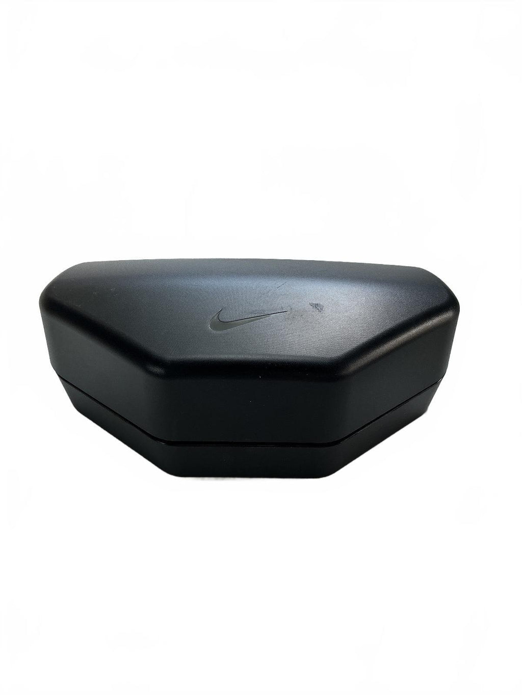 Nike Adrenaline 22 E sunglasses in matte black pink-mirrored field tint lenses.