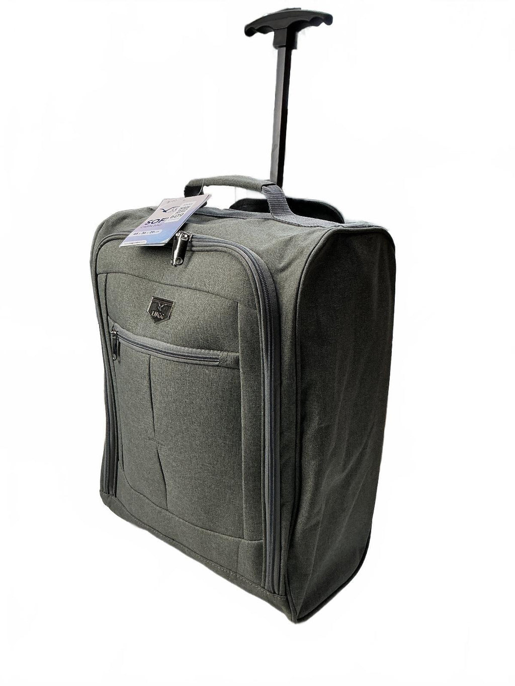 LUGG Cabin Bag Lightweight Durable 45x36x20cm Grey New