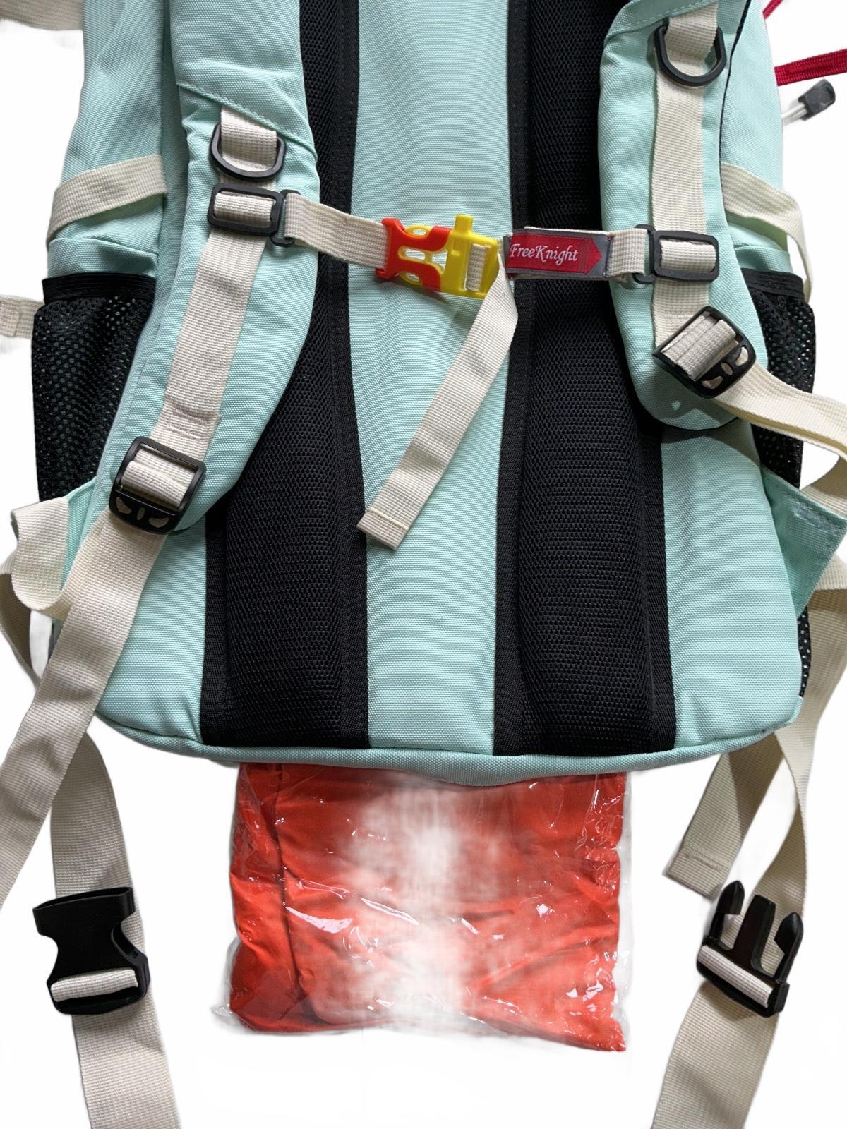 Free Knight Outdoor Hiking Backpack Rucksack Light Blue Size 40L