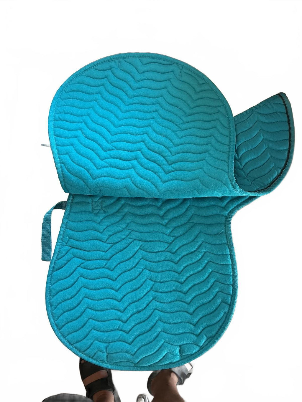 *NEW* Cottage Craft Full Size Turquoise Quilted Saddle Pad Equestrian