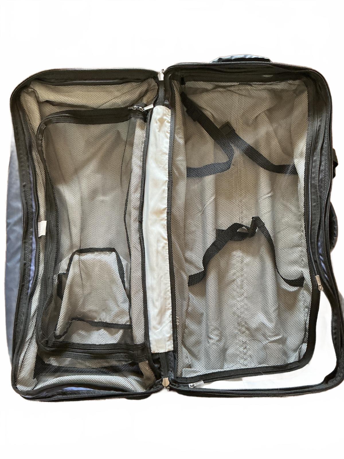 Delsey Large Navy Blue Wheeled Travel Bag with Multiple Handles XL