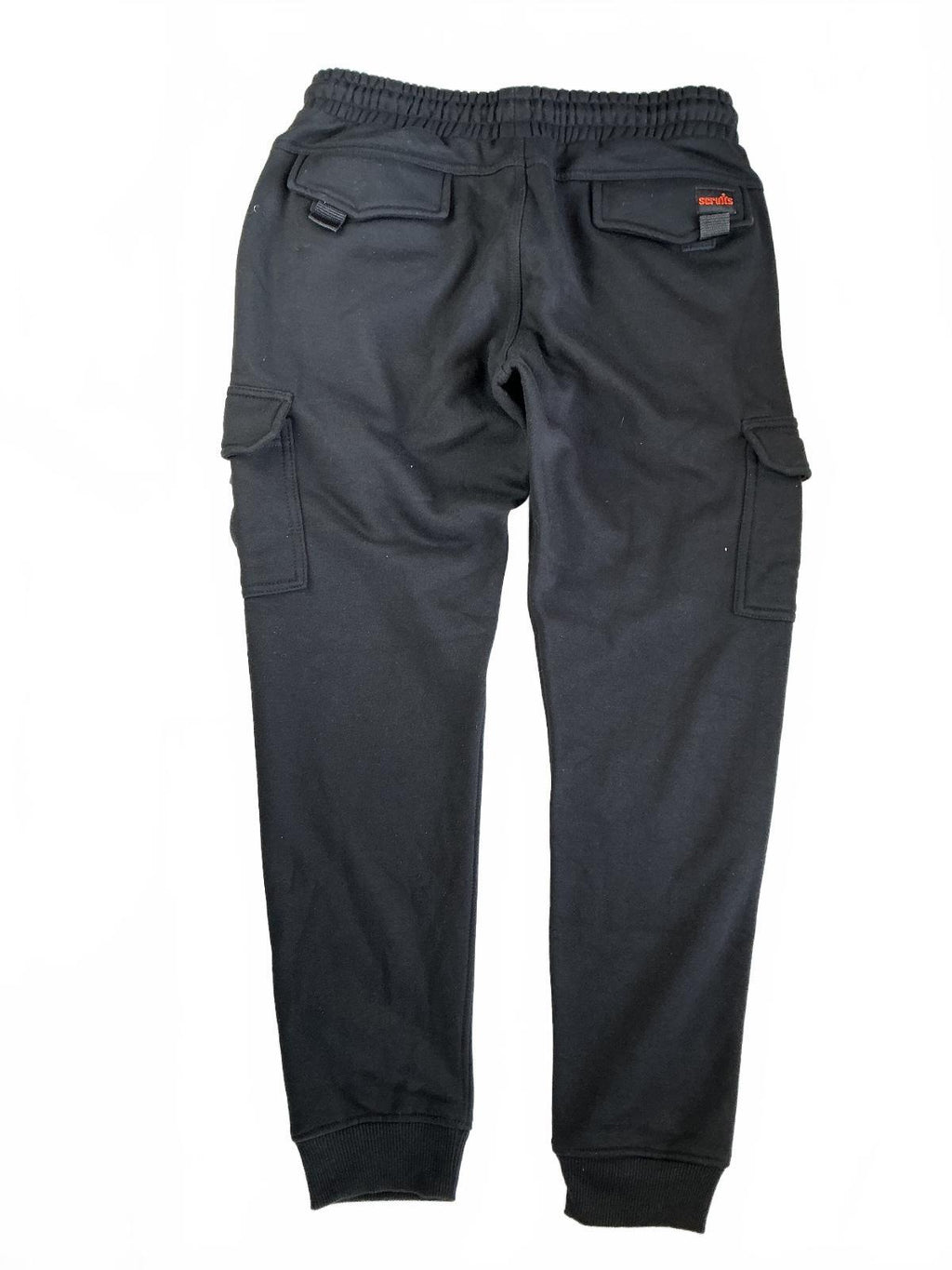 Scruffs Slim Fit Jogger Men's Medium Black Cargo Pockets Comfortable Cotton