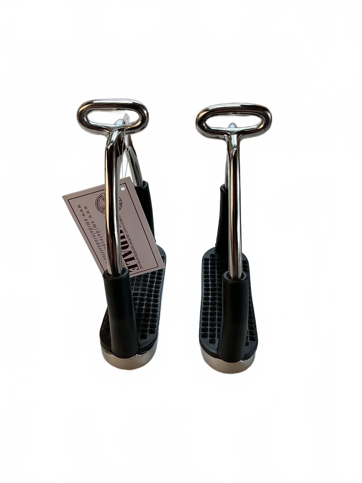 Amidale Offset Flex Riding Stirrups Size 4.75 Inches