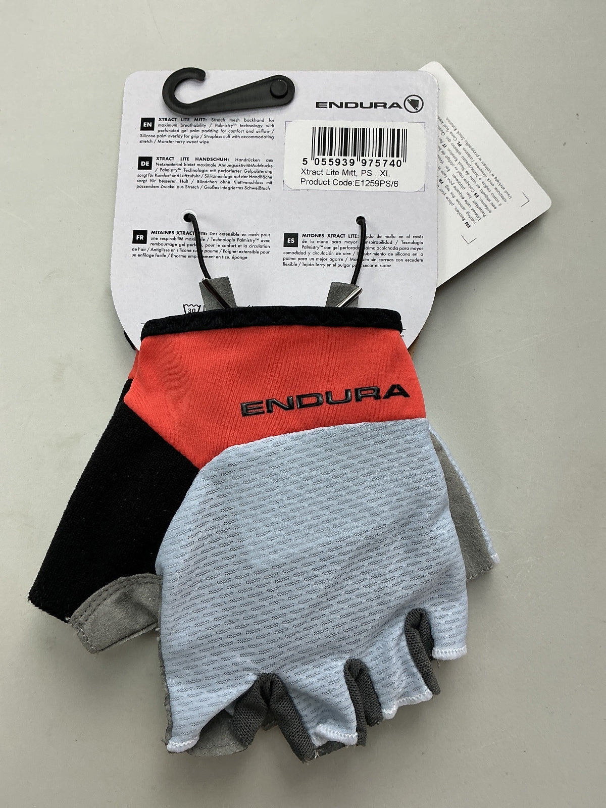 Endura Xtract Lite Mitt Cycling Gloves Size XL Lightweight Breathable