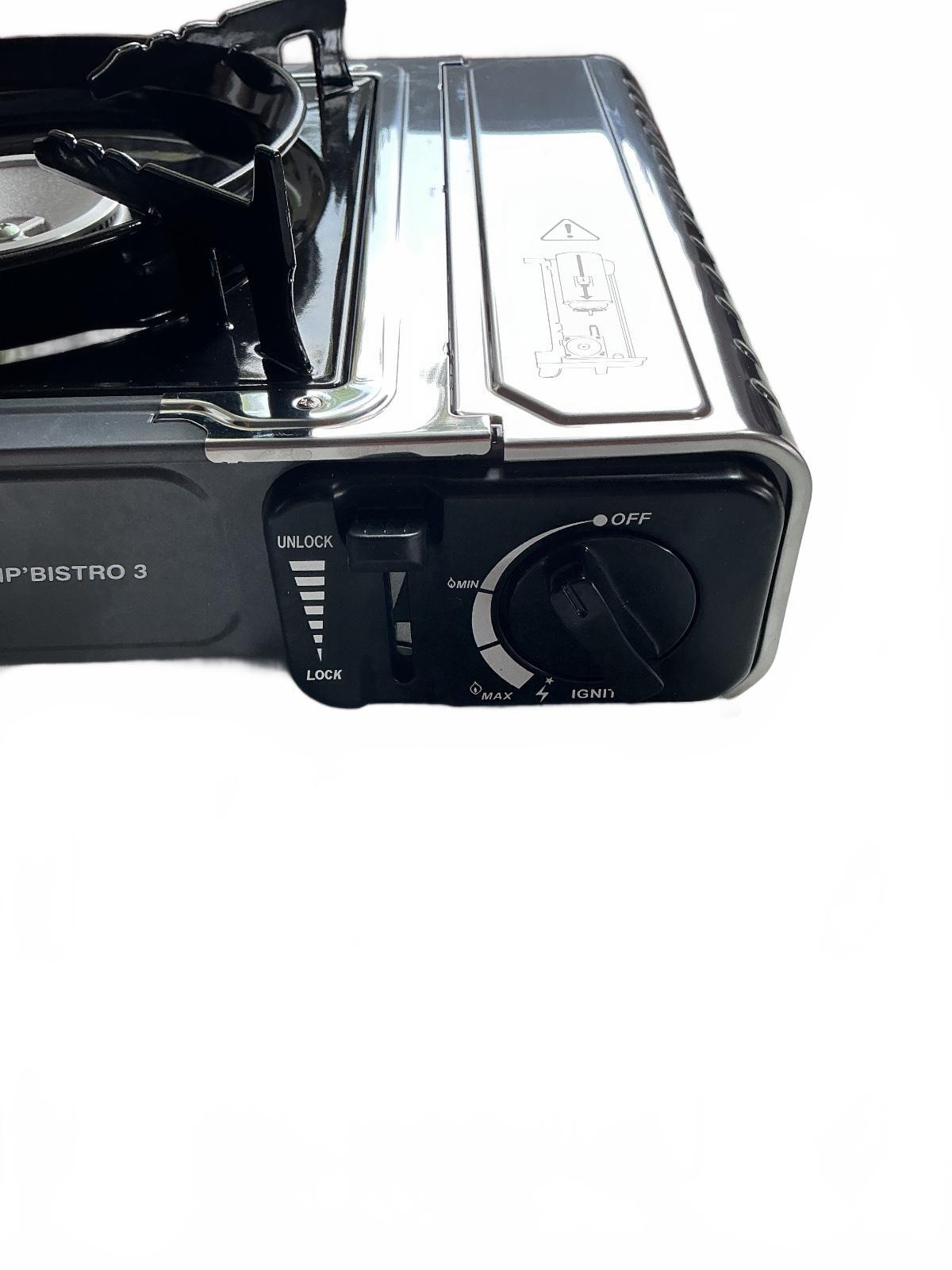 Campingaz Camp'Bistro 3 Portable Gas Stove with Carry Case - Compact Size