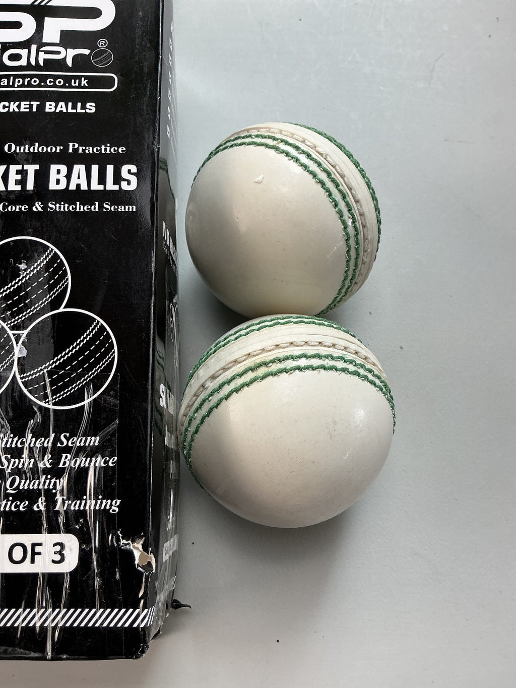 SialPro Cricket Balls Pack of 2 Practice Training Size Standard