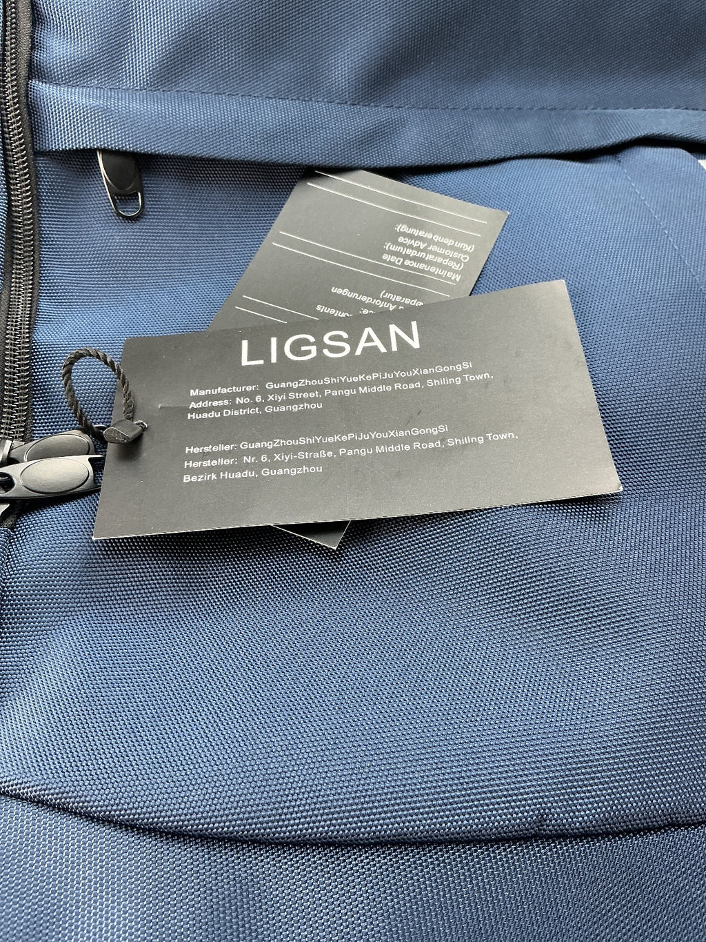 LIGSAN Backpack 24L Unisex Navy Ryanair Travel Bag 40x30x20