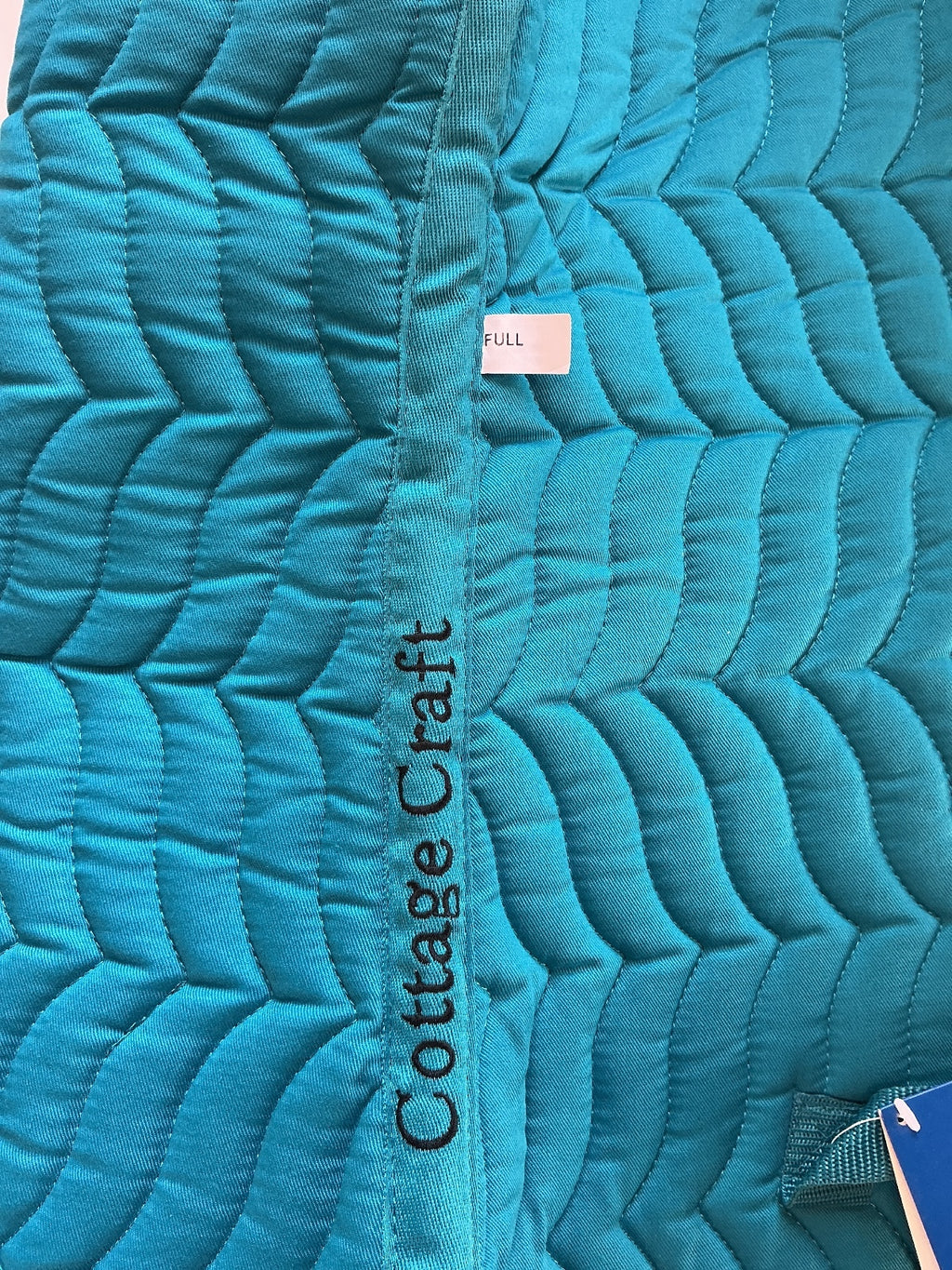 *NEW* Cottage Craft Full Size Turquoise Quilted Saddle Pad Equestrian